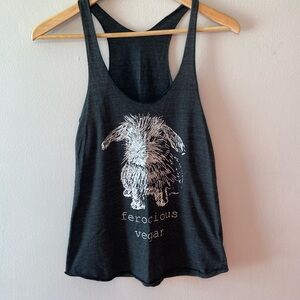 Ferocious Vegan tank top 🐰 size Small